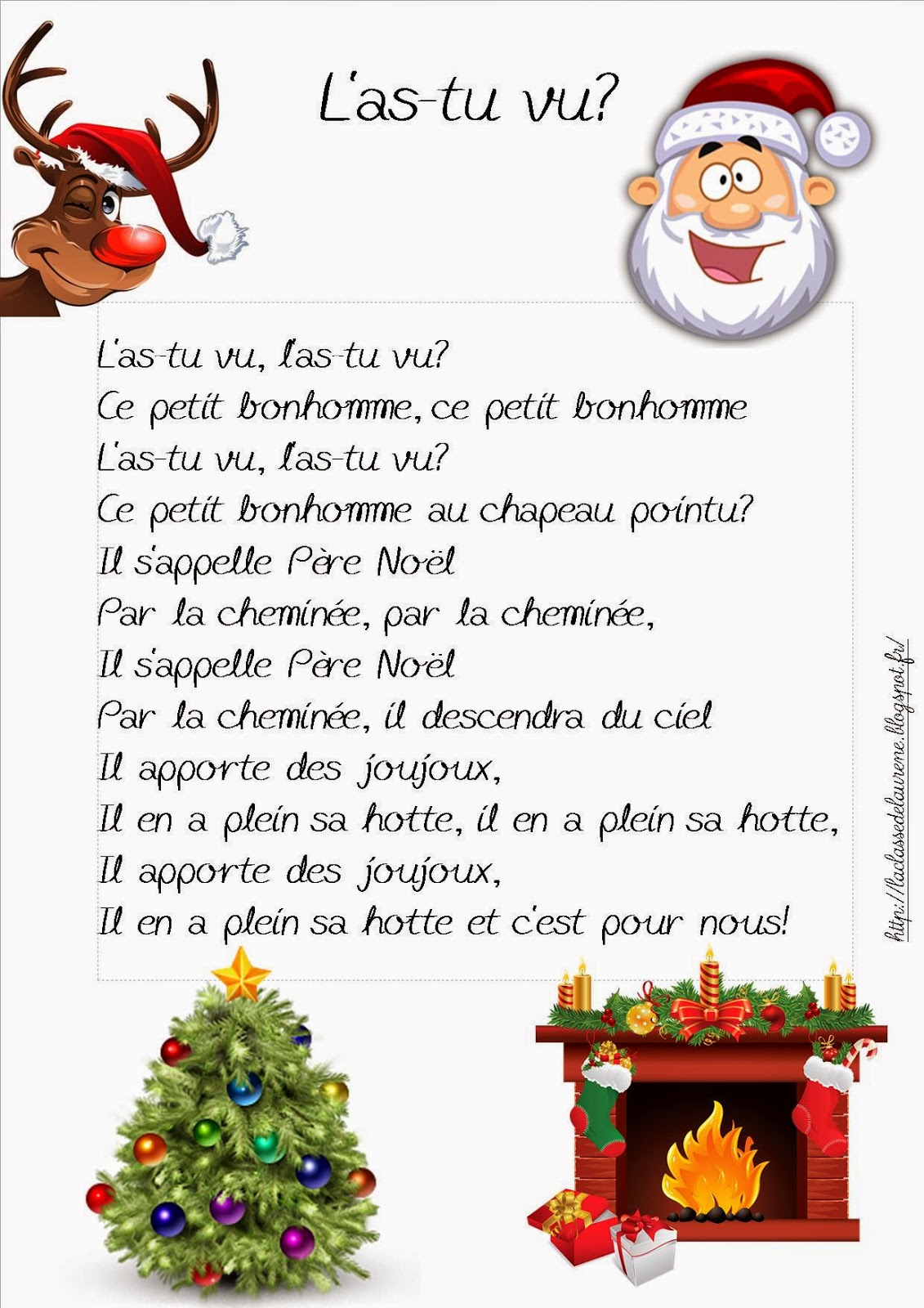 Chanson de Noël - Bout de ficelle - Blog de l'école maternelle Paul Bert