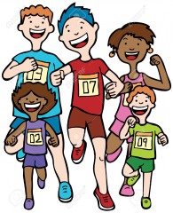 4963254-Marathon-Course-enfants-Les-enfants-de-courir-ensemble-dans-une-course-portant-un-badge-num-rot--Banque-d_images.jpg