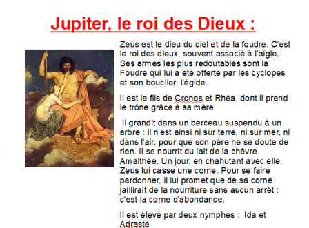 Histoire de jupiter résumé