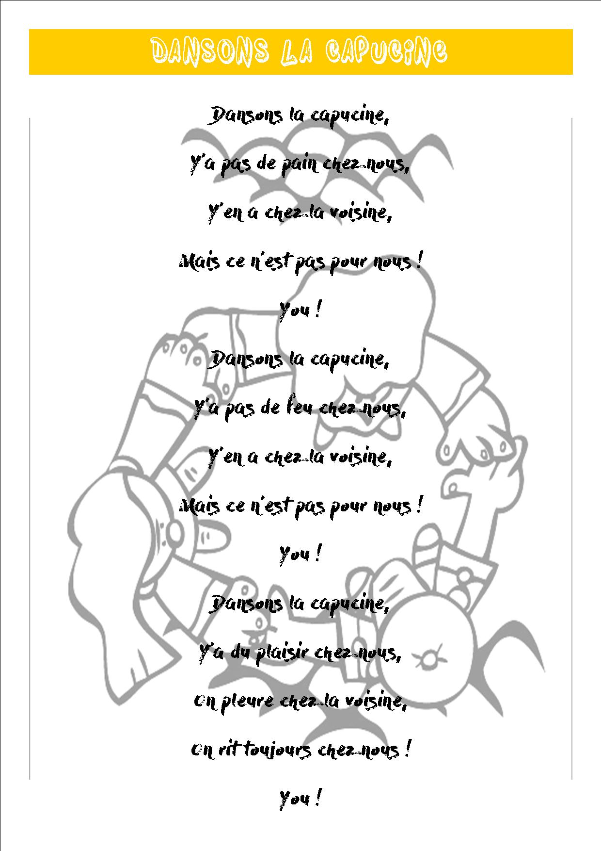 Dansons la capucine - Yolande Brioy - Petite Section